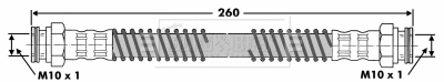 Brake Hose (BBH6644)