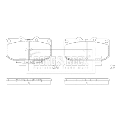 Brake Pad Set, disc brake