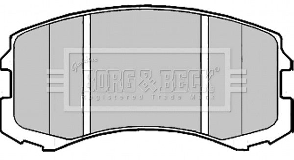 Brake Pad Set, disc brake (BBP2201)