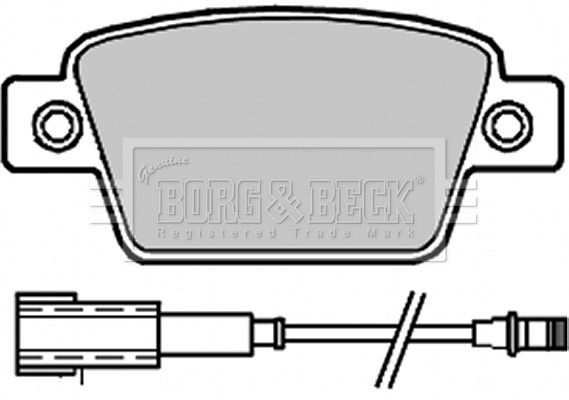 Brake Pad Set, disc brake (BBP2325)