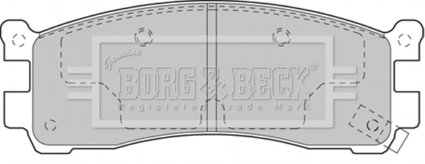 Brake Pad Set, disc brake (BBP2135)