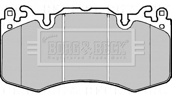 Brake Pad Set, disc brake (BBP2216)