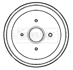 Brake Drum (BBR7169)