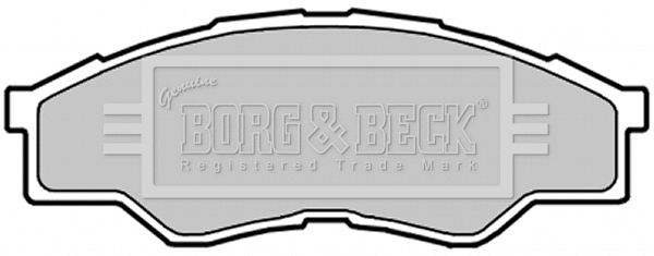 Brake Pad Set, disc brake (BBP2032)