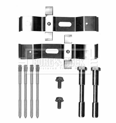 Accessory Kit, disc brake pad (BBK1672)