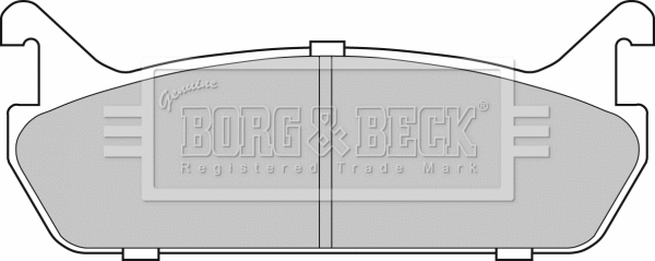 Brake Pad Set, disc brake (BBP1828)