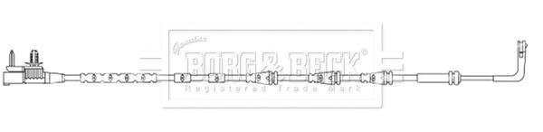 Warning Contact, brake pad wear (BWL3226)