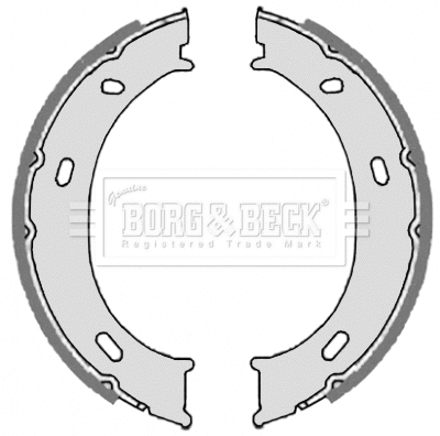 Brake Shoe Set, parking brake (BBS6327)