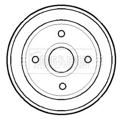 Brake Drum (BBR7115)