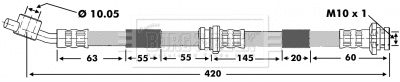 Brake Hose (BBH6879)