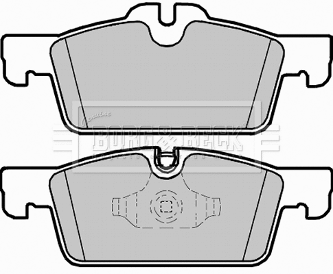 Brake Pad Set, disc brake (BBP2298)