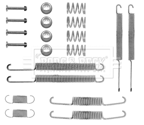 Accessory Kit, parking brake shoes (BBK6123)