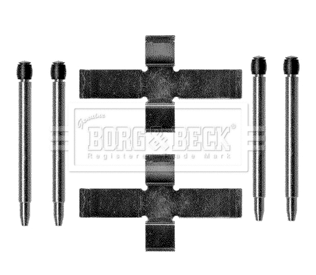 Accessory Kit, disc brake pad (BBK1129)