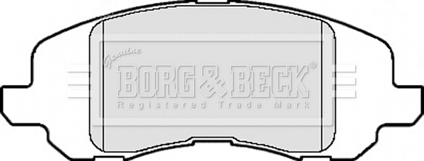 Brake Pad Set, disc brake (BBP2125)