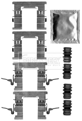 Accessory Kit, disc brake pad (BBK1522)