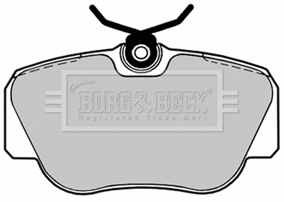 Brake Pad Set, disc brake (BBP1063)