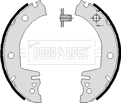 Brake Shoe Set (BBS6061)