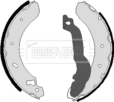 Brake Shoe Set (BBS6211)