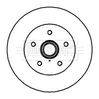 Brake Disc (BBD5848S)