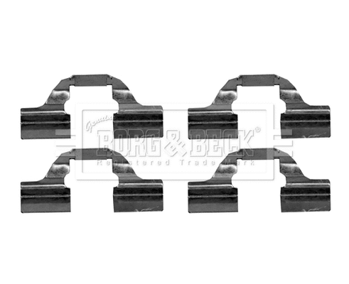 Accessory Kit, disc brake pad (BBK1222)