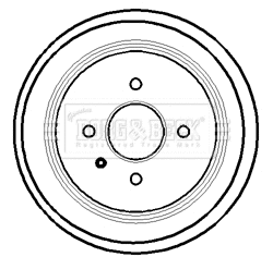Brake Drum (BBR7127)