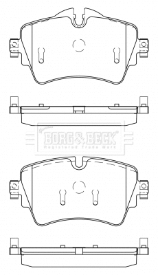 Brake Pad Set, disc brake (BBP2526)