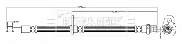 Brake Hose (BBH8206)