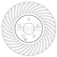 Brake Disc (BBD5812S)