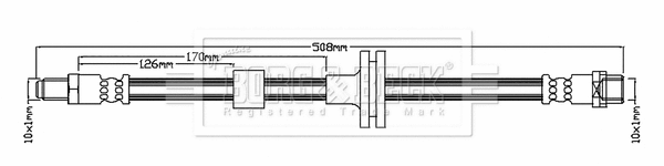 Brake Hose (BBH7086)