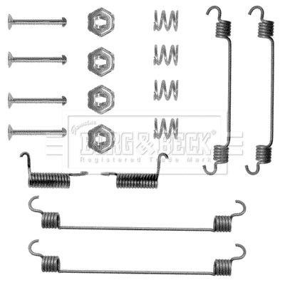 Accessory Kit, parking brake shoes (BBK6068)