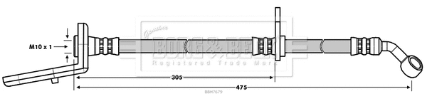 Brake Hose (BBH7679)