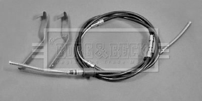 Cable Pull, parking brake (BKB1348)