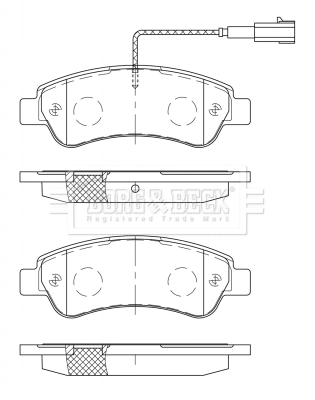 Brake Pad Set, disc brake