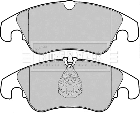 Brake Pad Set, disc brake (BBP2392)