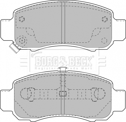 Brake Pad Set, disc brake (BBP1906)