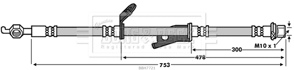 Brake Hose (BBH7721)