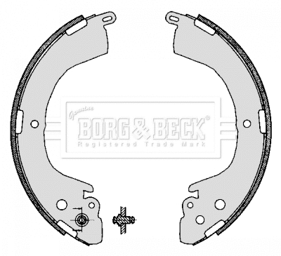 Brake Shoe Set (BBS6281)