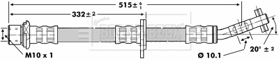 Brake Hose (BBH6749)