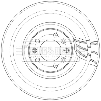 Brake Disc (BBD6098S)