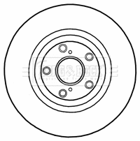 Brake Disc (BBD5893S)
