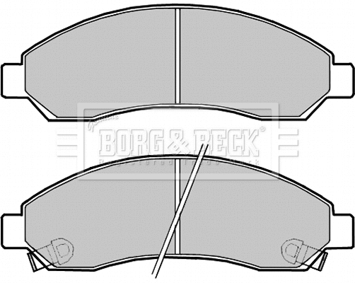 Brake Pad Set, disc brake (BBP2256)