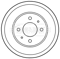 Brake Drum (BBR7222)