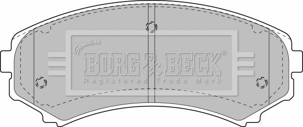 Brake Pad Set, disc brake (BBP1891)