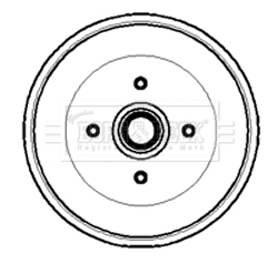Brake Drum (BBR7000)