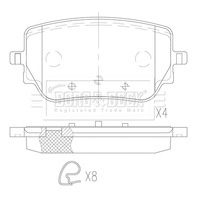 Brake Pad Set, disc brake