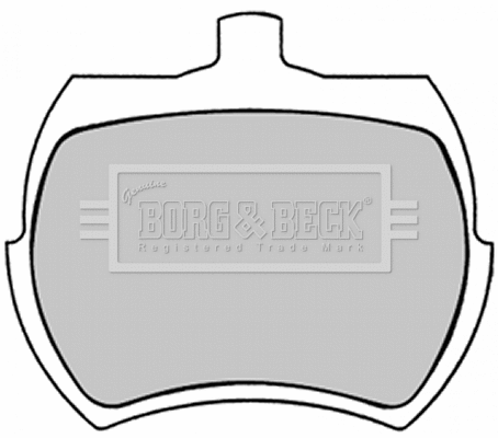 Brake Pad Set, disc brake (BBP1409)