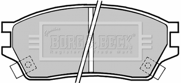 Brake Pad Set, disc brake (BBP1325)