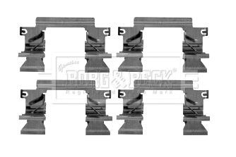 Accessory Kit, disc brake pad (BBK1472)