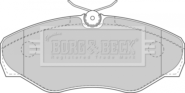 Brake Pad Set, disc brake (BBP1812)