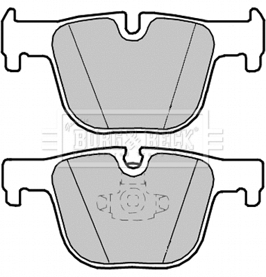 Brake Pad Set, disc brake (BBP2347)